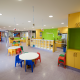 Eating area and inbuilt cabinetry built for the interior of an Auckland Childcare Centre